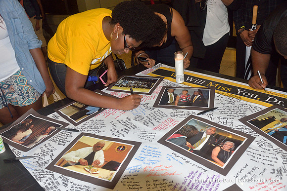 Candlelight Vigil for Dr. Freddie Vaughns