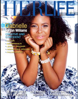 Herlife Magazine cover photo and article spread